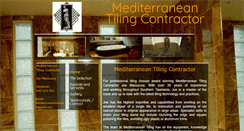 Desktop Screenshot of mediterraneantilingcontractor.com